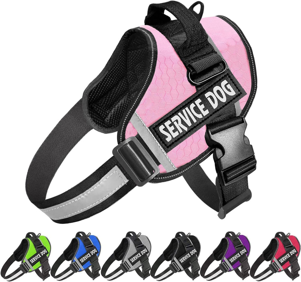 JSXD dog harness with breathable material for daily comfort and durability.