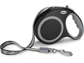 JUBDUG retractable leash with 26ft nylon tape for extended, controlled exploration.