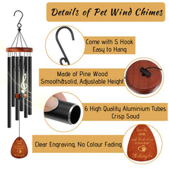 JUBOPE wind chimes tubes closeup, premium aluminum tubes offering clear, lasting tones