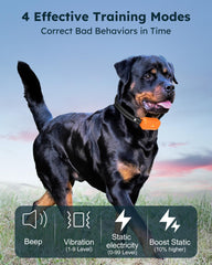 Jugbow 4 modes allow tailored training sessions with your dog.