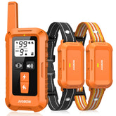 Jugbow dog shock collar remote enables precise training across yards and parks.