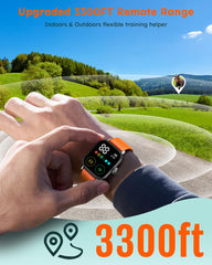 Jugbow 3300ft range enables training in parks and beaches with ease.