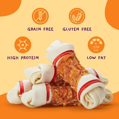 Jungle Calling chicken-wrap core view, showcasing protein-rich treat.