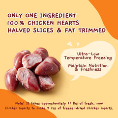 Jungle Calling chicken hearts used as an interactive reward and meal topper