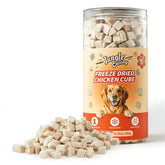 Jungle Calling freeze dried chicken treats pack ideal for training rewards and portion control