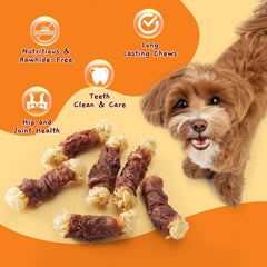 Jungle Calling knotted-tendon chew ideal for enrichment and chewing time.