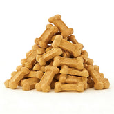 Jungle Calling soft-treat-chicken-chew shown as an easy-chew reward for dogs.