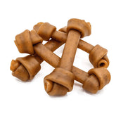 Jungle Calling peanut butter bones pack, 6.5 inches, ideal chew for medium to large dogs.