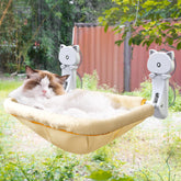 JUNSPOW cat window perch foldable for space-saving setup