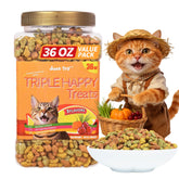 Just Try 36 oz cat treats packaging for bulk savings in multi-cat homes.