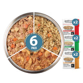 JustFoodForDogs Pantry Fresh packaging in a Tetra Pak, shelf-stable and preservative-free.