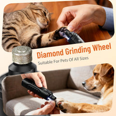 Juveximzy five-speed dog nail trimmer adapts to delicate and strong nails.