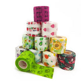 JVNZAM Vet Tape wrap fruits design for gentle, secure pet wound care