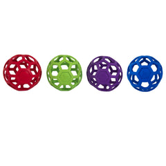 JW Hol-ee Roller durable natural rubber ideal for gentle chewing sessions.