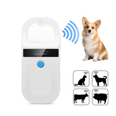 JZLHGOFYTD pet microchip scanner front view for convenient handheld reading.