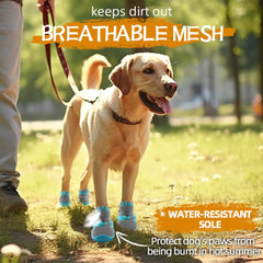 JZXOIVA heat-protection boots shield paws from hot pavement