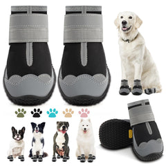 JZXOIVA size 8 dog boots for large breeds with secure paw protection.
