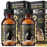 K2xLabs Busters 2Pack bottle display for easy two-month supply.