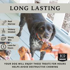 K9 Connoisseur hickory-smoked meaty bits add aroma and chew appeal