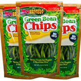 K9 Granola Factory Green Bean Chips pack-3 displaying a healthy, fiber-rich dog snack.