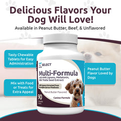 K9 Select melatonin chew for healthy circadian rhythm in small dogs.