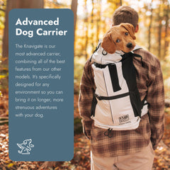 K9 Sport Sack Knavigate X-Large Lunar Rock, side profile, highlights breathable mesh for cooling.