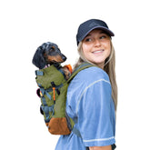K9 Sport Sack Urban 3 small leafy back: compact carrier for 13-16 inches dogs during city outings.