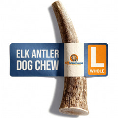 K9warehouse elk antlers for dogs with dense texture ideal for durable chewing.