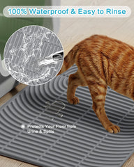 Kabeyoe waterproof anti-slip design stays in place and protects floors