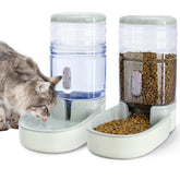 Kacoomi automatic feeder front view, convenient scheduled meals for small and medium pets.