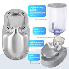 Kacoomi water dispenser spiral valve system prevents leaks during use.