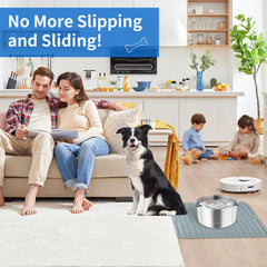 Kactoily floating disk mechanism slows dog drinking