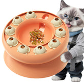 KADTC cat puzzle toy with interactive track for slow feeding and engagement