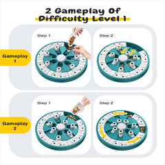 KADTC dog puzzle toy-durable-abs-safe material for daily use.