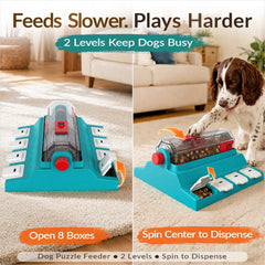 KADTC dog puzzle toy XL level 1 compartments aid quick rewards.
