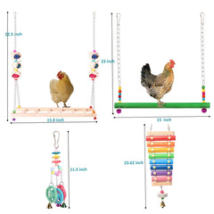 KAKUNM chicken mirror toy promotes exploration and inspection behaviors