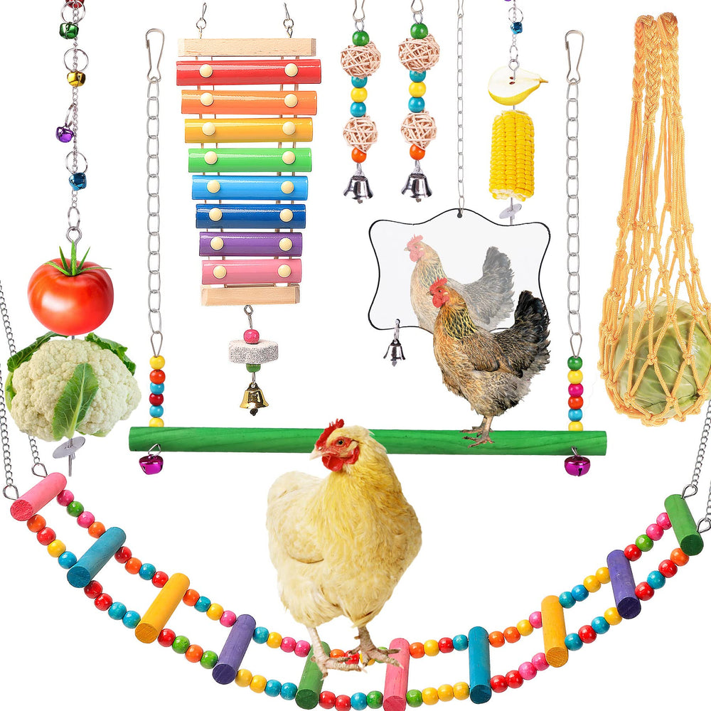 KAKUNM chicken toys coop xylophone adds colorful sounds and playful activity