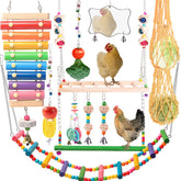 KAKUNM chicken xylophone toy for coop stimulates curiosity and interaction