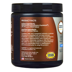 KALA HEALTH PeakTails MSM scoop showing easy daily dosing for mobility.