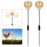 Kalekey chicken feeding toy ball with spring slows pecking for hens.