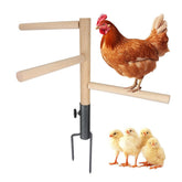 Kalekey wooden roosting bar for coop, safe and comfortable