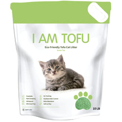 Kamys Zoo I Am Tofu bag closeup, green tea formula, eco-friendly packaging.