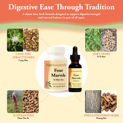 Cat benefiting from the herbal blend to aid balanced digestion.