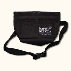 Karen Pryor Clicker Training hands-free pouch with belt clip for focused training.
