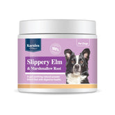 KARNLEA Slippery Elm & Marshmallow Powder bottle supporting gentle digestion in pets