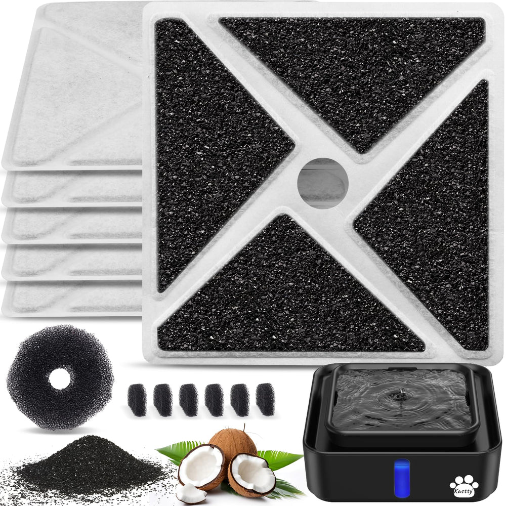 Kastty 14L fountain filter with largest 9in design for cleaner water