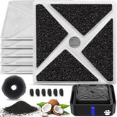 Kastty 14L fountain filter with largest 9in design for cleaner water