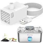 Kastty 15L dog fountain pump ensures steady hydration for pets.