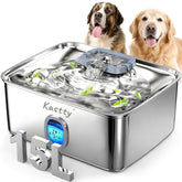 Kastty 4Gal dog water fountain side view for large breeds and multi-pet homes