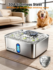 Kastty five-layer filtration keeps water clearer and safer for pets.